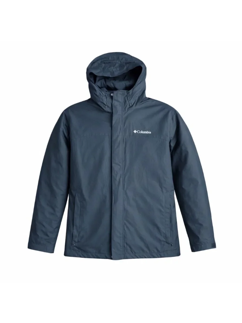 Columbia Interchange 3-in-1 Winter Coat Men’s 3XL Black Hooded Waterproof
